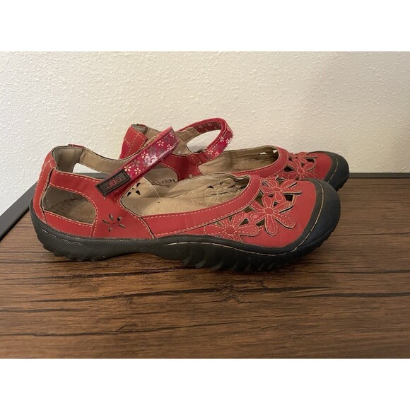 JBU By Jambu Memory Foam Sandals w/ Floral Design Size 7.5 M Vegan - Picture 1 of 5